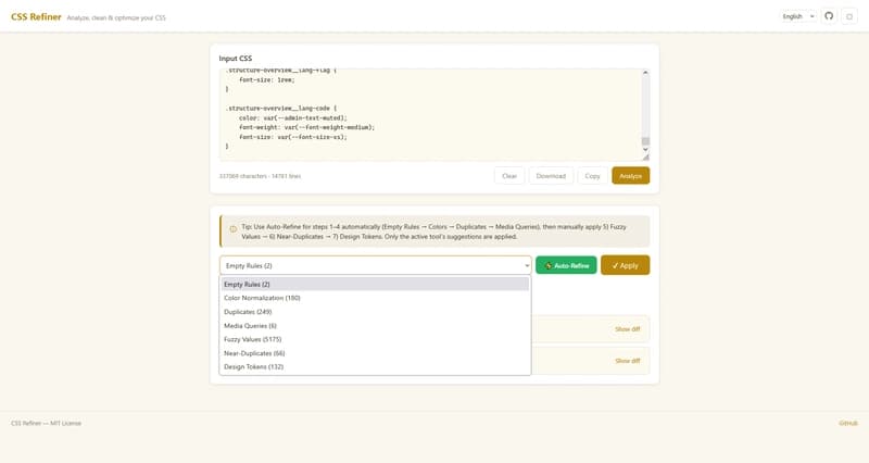 Oops, I Vibecoded Again. Please Help Me! — A CSS Refiner
