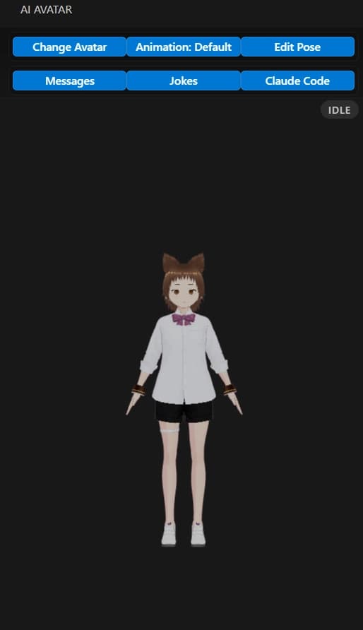 AI Avatar v2 with Pose Editor (VS Code Extension)๐บ