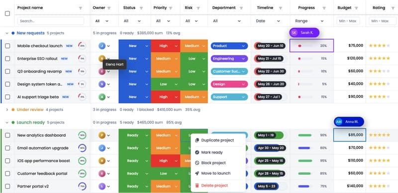 Build Collaborative Spreadsheets and Data Grids