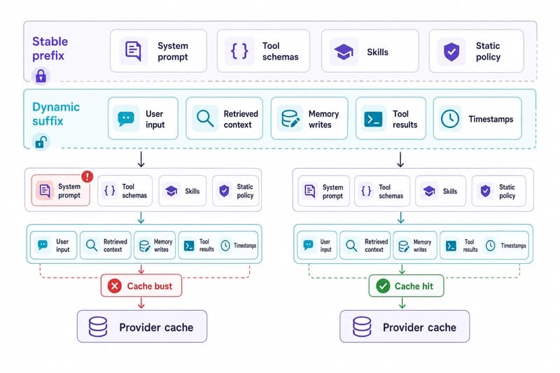 Agent Prompt Caches Define Runtime Limits in Cloud Applications