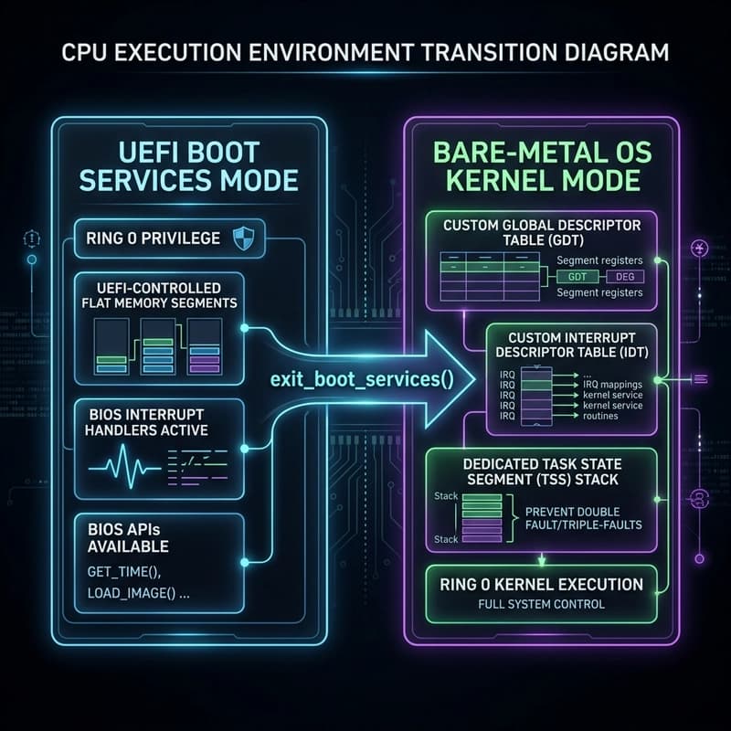 V.E.L.O.C.I.T.Y.-OS: Reclaiming Ring 0 – UEFI Bootloader & GDT/IDT (Part 8)