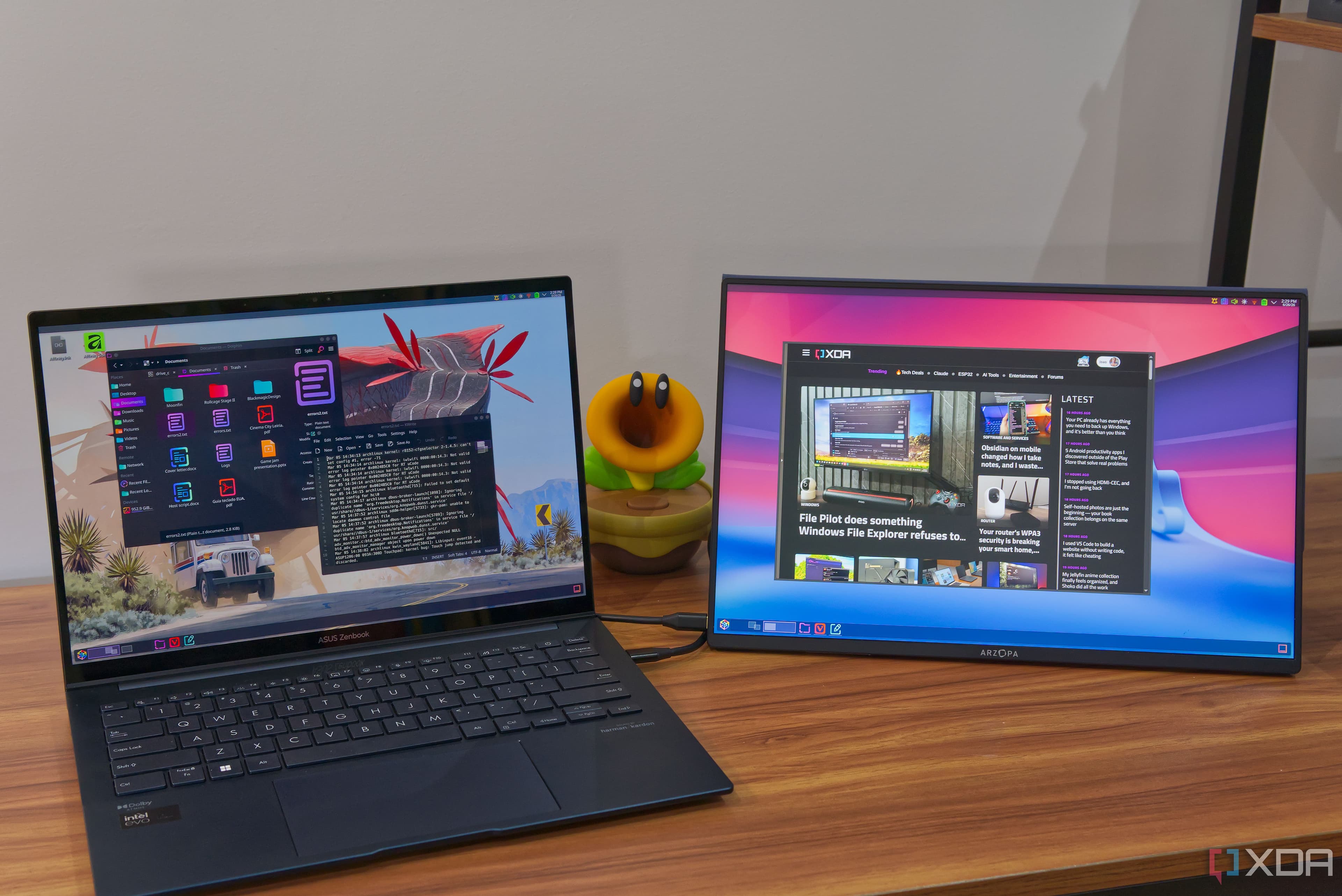KDE Plasma finally added per-screen virtual desktops, and it's yet another reason I'm not going back to Windows